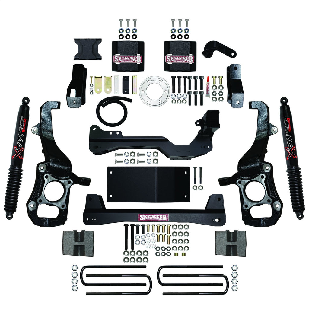 Skyjacker F2160BKB 6 in. Suspension Lift Kit With Black Max Shocks. for Select Ford F-150