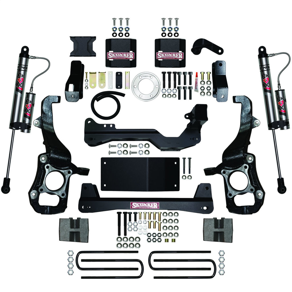 Skyjacker F2160BKX 6 in. Suspension Lift Kit With ADX 2.0 Remote Reservoir Monotube Shocks. for Select Ford F-150