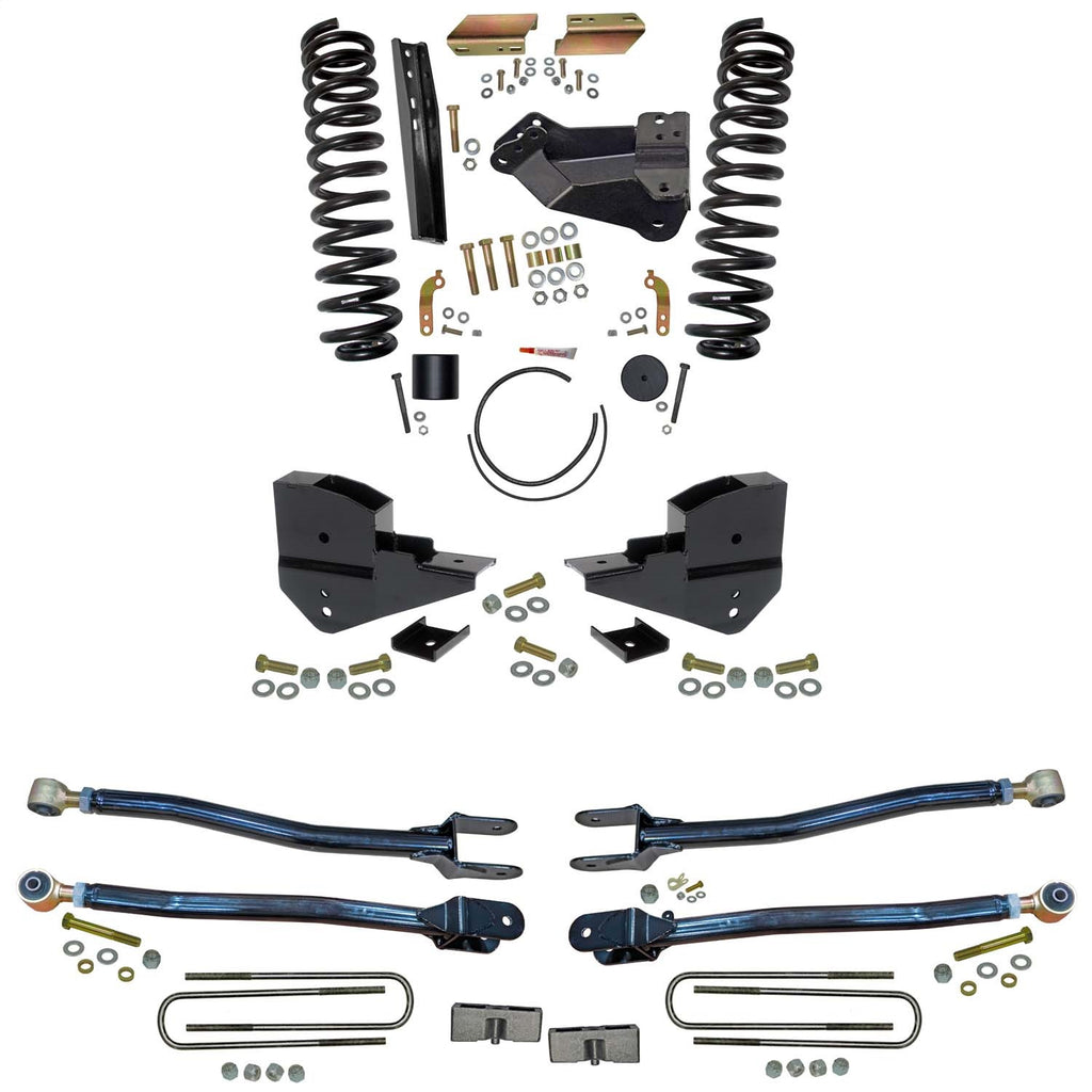 Skyjacker F234024K 4 in. Suspension Lift Kit with 4-Link Conversion. for Select Ford F-250 Super Duty, Ford F-350 Super Duty
