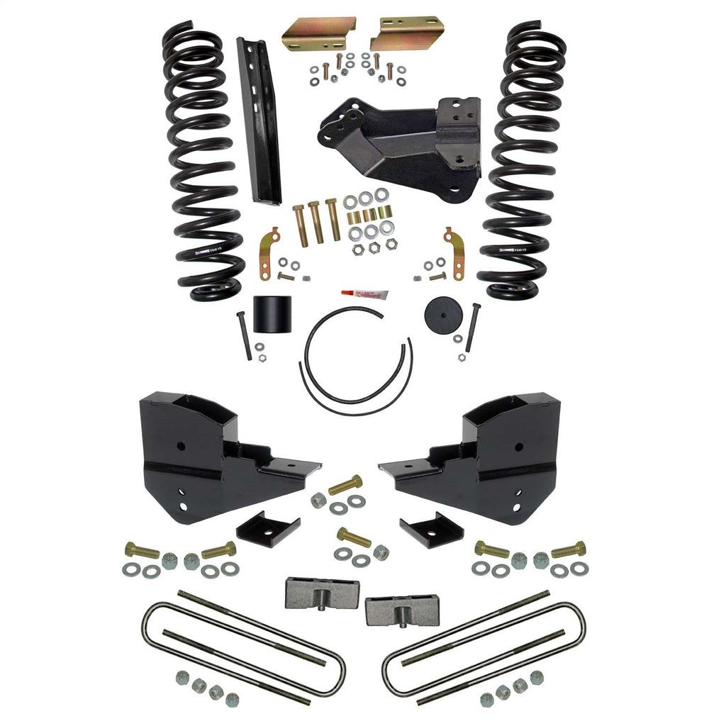 Skyjacker F23451K 4 in. Suspension Lift Kit with Front Coils and Rear Blocks. for Select Ford F-250 Super Duty, Ford F-350 Super Duty