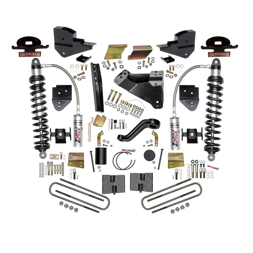 Skyjacker F2361K 6 in. ADX 2.5 Remote Reservoir Coilover Suspension Lift Kit With Rear Blocks. for Select Ford F-250 Super Duty, Ford F-350 Super Duty