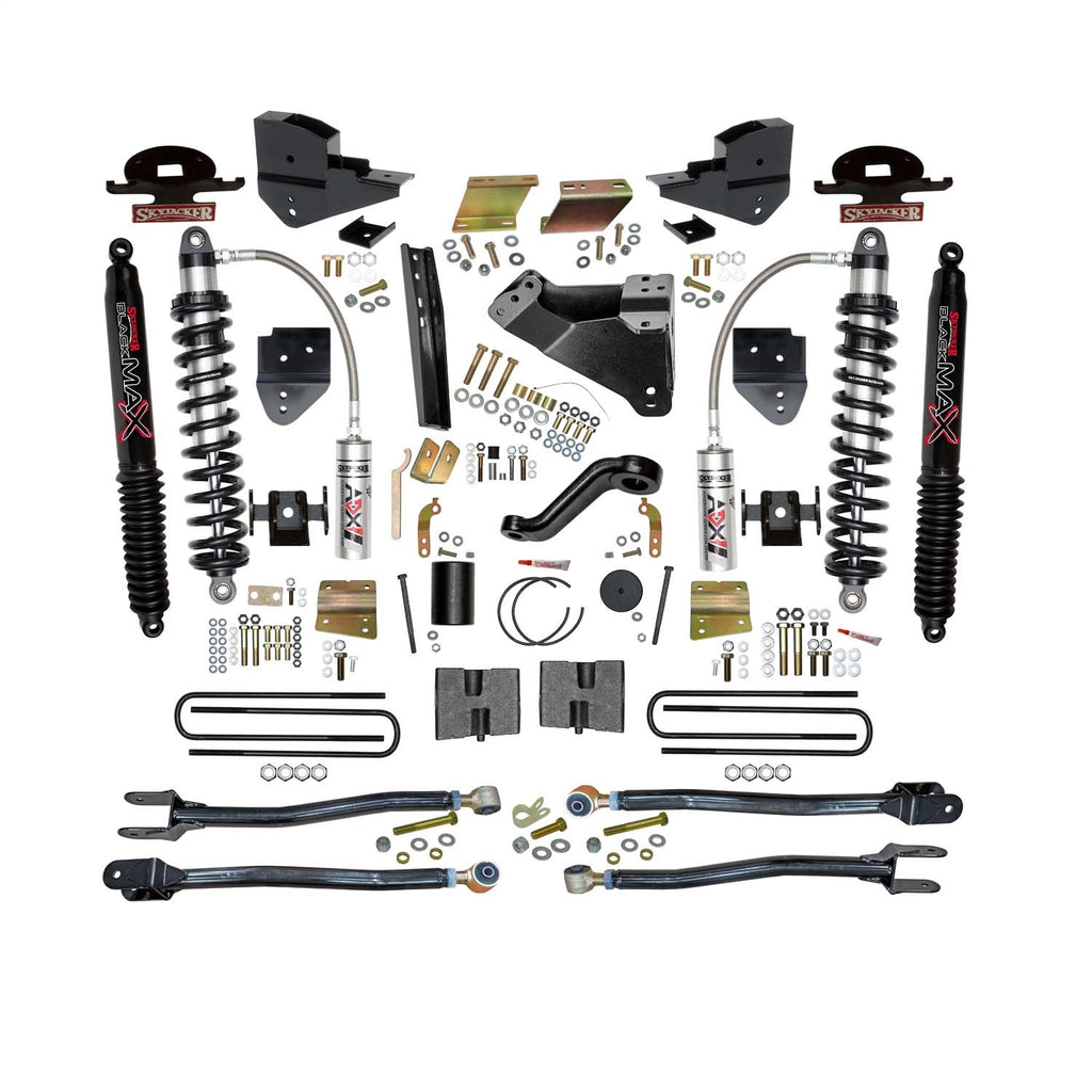 Skyjacker F23624K-B 6 in. ADX 2.5 Coilover Suspension Lift Kit With 4-Link Conversion. for Select Ford F-250 Super Duty, Ford F-350 Super Duty