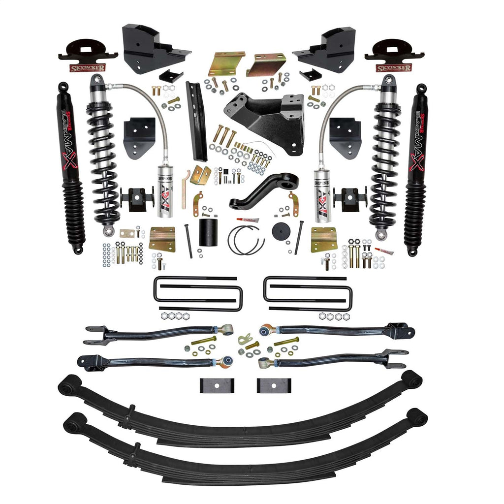 Skyjacker F23624KS-B 6 in. ADX 2.5 Coilover Suspension Lift Kit With Black MAX Shocks. for Select Ford F-250 Super Duty, Ford F-350 Super Duty
