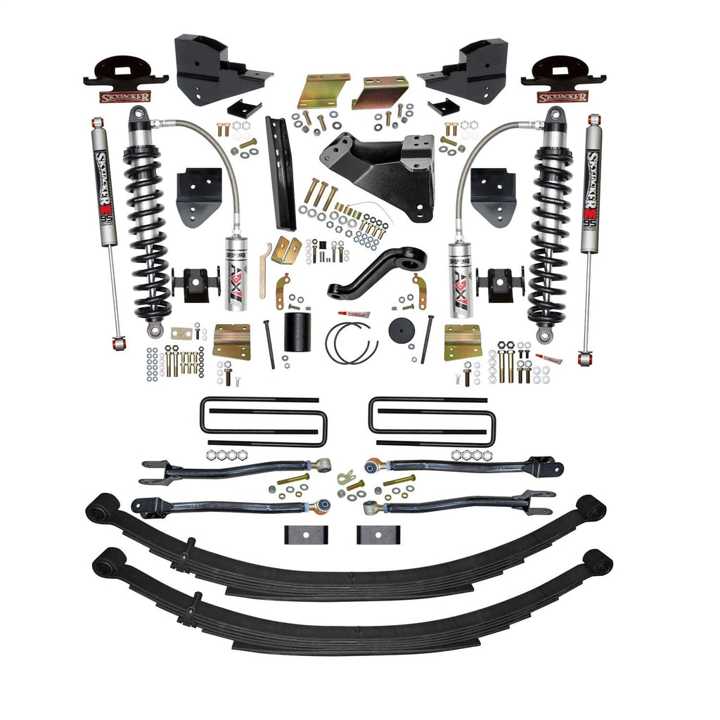 Skyjacker F23624KS-M 6 in. ADX 2.5 Coilover Suspension Lift Kit With 4-Link Conversion. for Select Ford F-250 Super Duty, Ford F-350 Super Duty