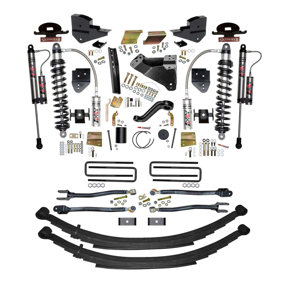 Skyjacker F23624KS-X 6 in. ADX 2.5 Coilover Suspension Lift Kit With 4-Link Conversion. for Select Ford F-250 Super Duty, Ford F-350 Super Duty