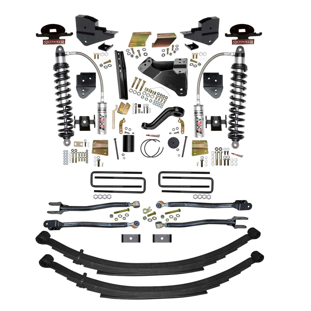 Skyjacker F23624KS 6 in. ADX 2.5 Coilover Suspension Lift Kit With 4-Link Conversion. for Select Ford F-250 Super Duty, Ford F-350 Super Duty