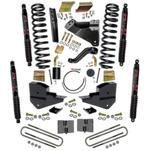 Load image into Gallery viewer, Skyjacker F23651K-B 6 in. Suspension Lift Kit with Front Coils; Rear Blocks; and Black MAX Shocks. for Select Ford F-250 Super Duty, Ford F-350 Super Duty