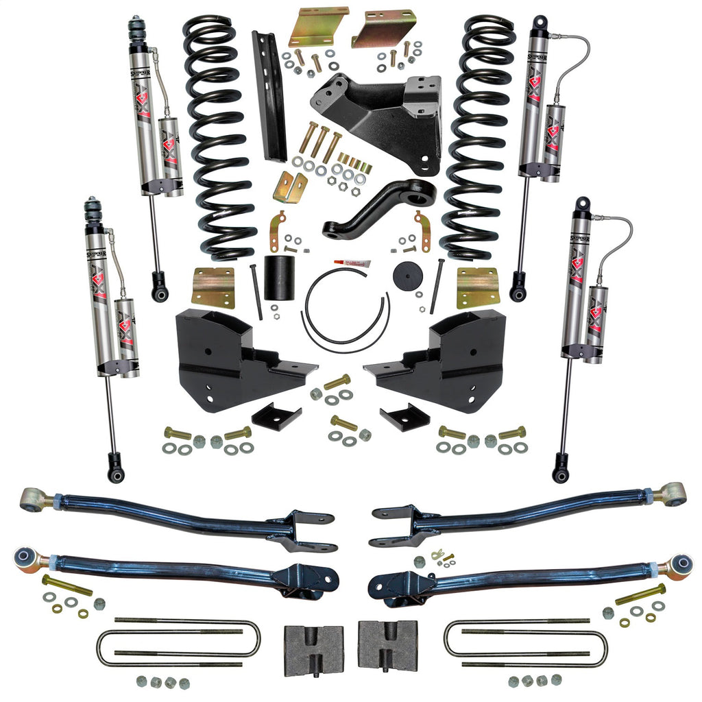 Skyjacker F236524K-X 6 in. Lift Kit with 4-Link Conversion and ADX 2.0 Remote Reservoir Shocks. for Select Ford F-250 Super Duty, Ford F-350 Super Duty