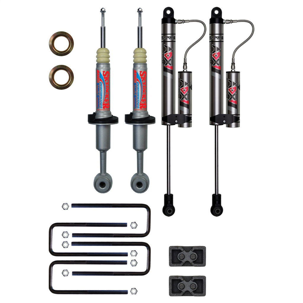Skyjacker F430STKX 3 in. Suspension Lift Kit With ADX 2.0 Remote Reservoir Shocks. for Select Ford F-150