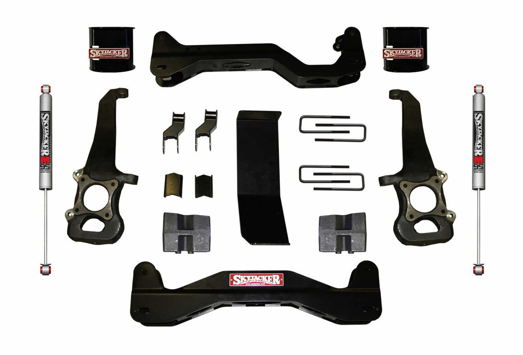 Skyjacker F460BKM 6IN. KT 04-08 F150 4WD SPC/MON for Select Ford F-150