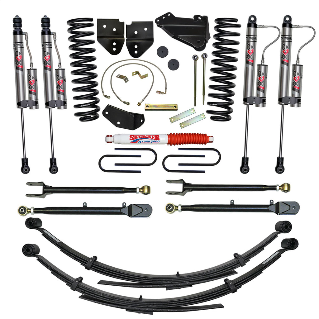 Skyjacker F54024KS-X 4 in. Suspension Lift System With ADX 2.0 Remote Reservoir Monotube Shocks. for Select Ford F-250 Super Duty
