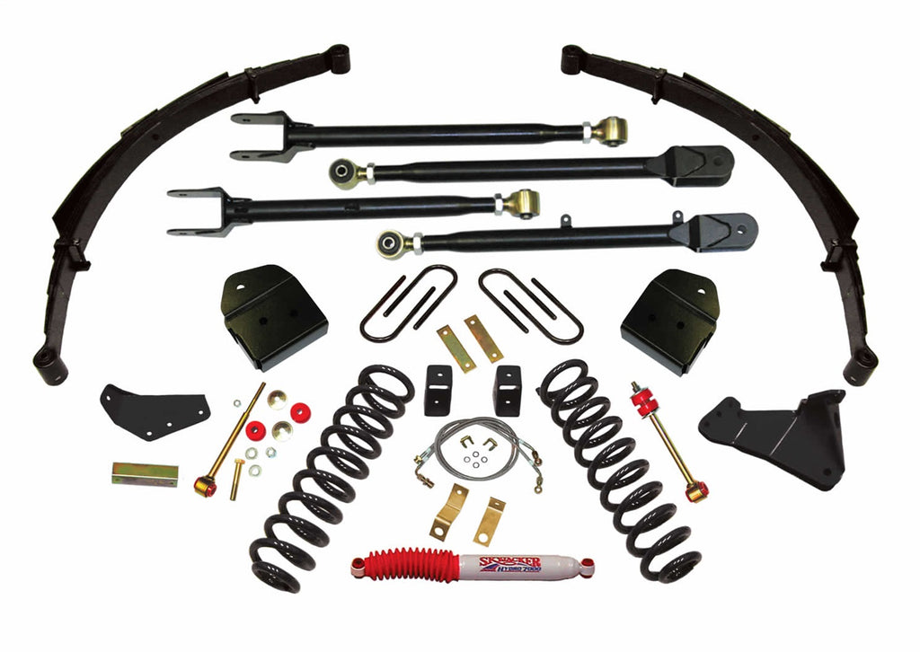 Skyjacker F54024KS 4IN. SYS; 05 F250 4WD/GAS W/LKS for Select Ford F-250 Super Duty