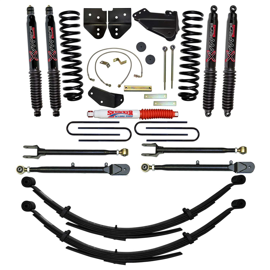 Skyjacker F56024KS-B Suspension Lift Kit w/Shocks for Select Ford F-250 Super Duty