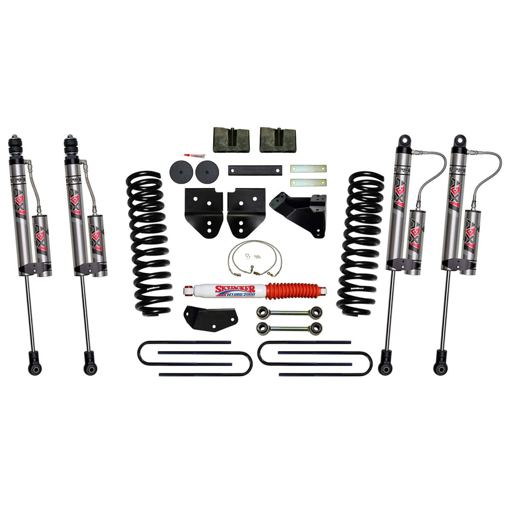 Skyjacker F8401KH-X 4 in. Suspension Lift Kit With ADX 2.0 Remote Reservoir Monotube Shocks. for Select Ford F-350 Super Duty