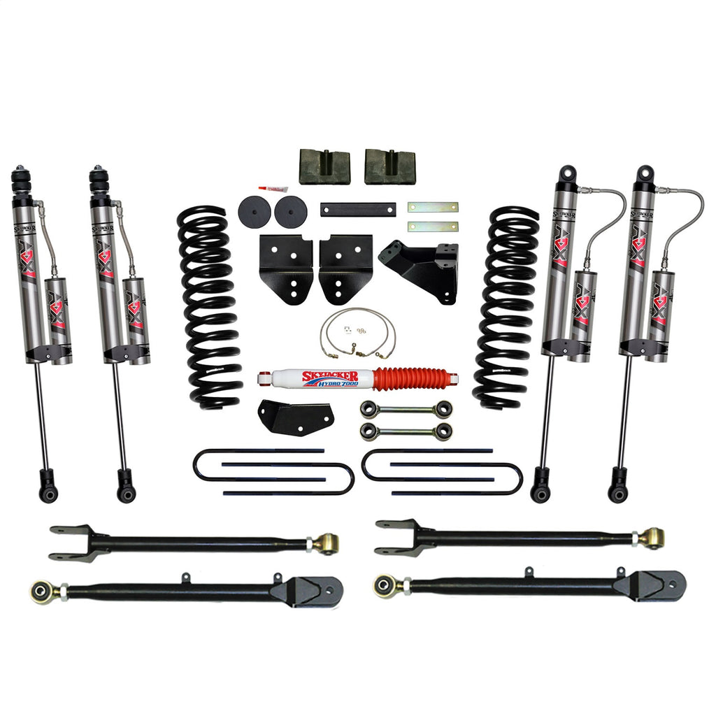 Skyjacker F84024K-X 4 in. Suspension Lift Kit With ADX 2.0 Remote Reservoir Monotube Shocks. for Select Ford F-250 Super Duty