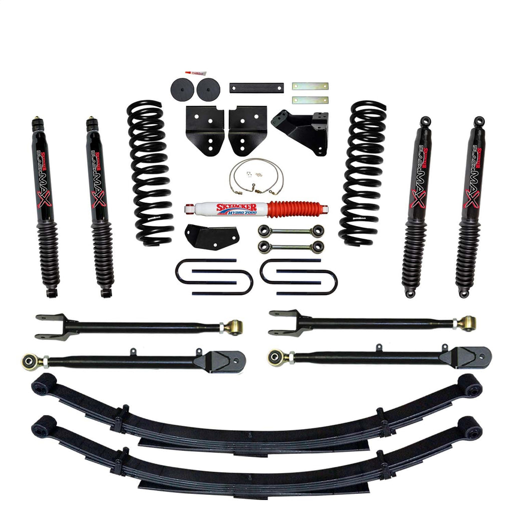 Skyjacker F84024KSH-B Suspension Lift Kit w/Shocks for Select Ford F-350 Super Duty
