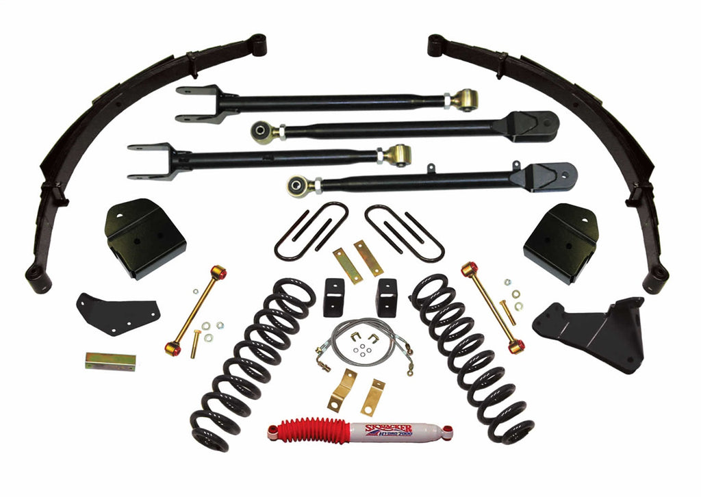 Skyjacker F84024KS 4IN. SYS; 08 F250 4WD/GAS W/LKS for Select Ford F-250 Super Duty