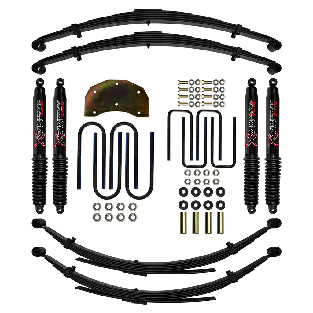 Skyjacker F840MKS-B Suspension Lift Kit w/Shocks for Select Ford F-250 HD, Ford F-350