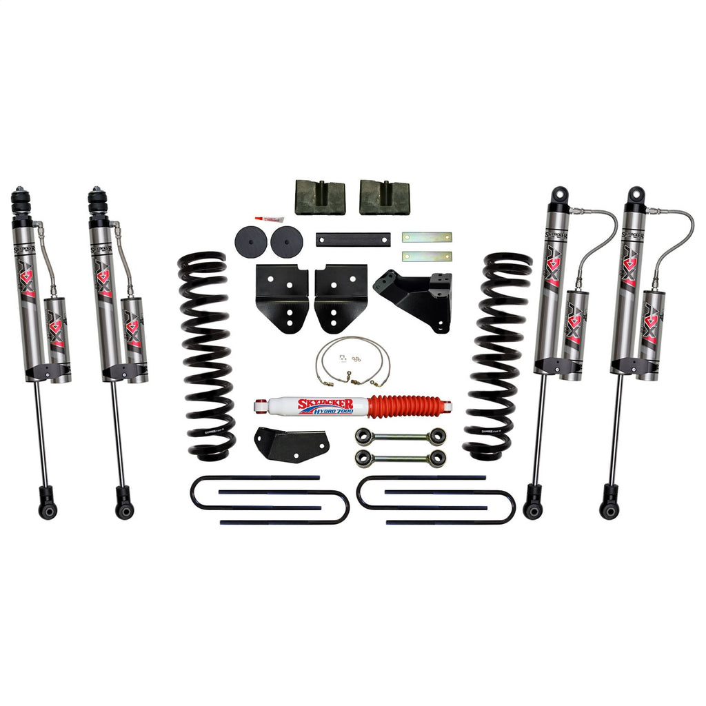 Skyjacker F8451KH-X 4 in. Suspension Lift Kit With ADX 2.0 Remote Reservoir Monotube Shocks. for Select Ford F-350 Super Duty