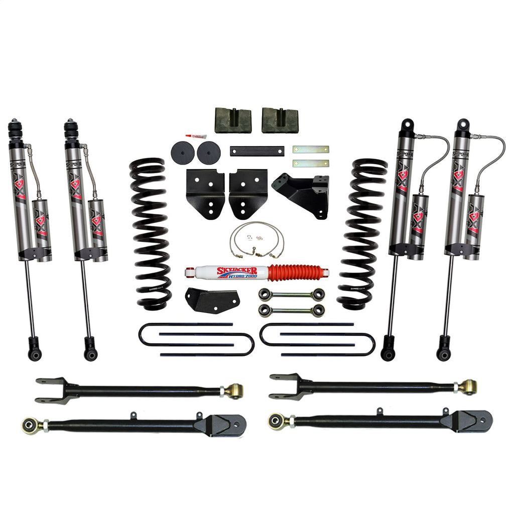 Skyjacker F84524K-X 4 in. Suspension Lift Kit With ADX 2.0 Remote Reservoir Monotube Shocks. for Select Ford F-250 Super Duty