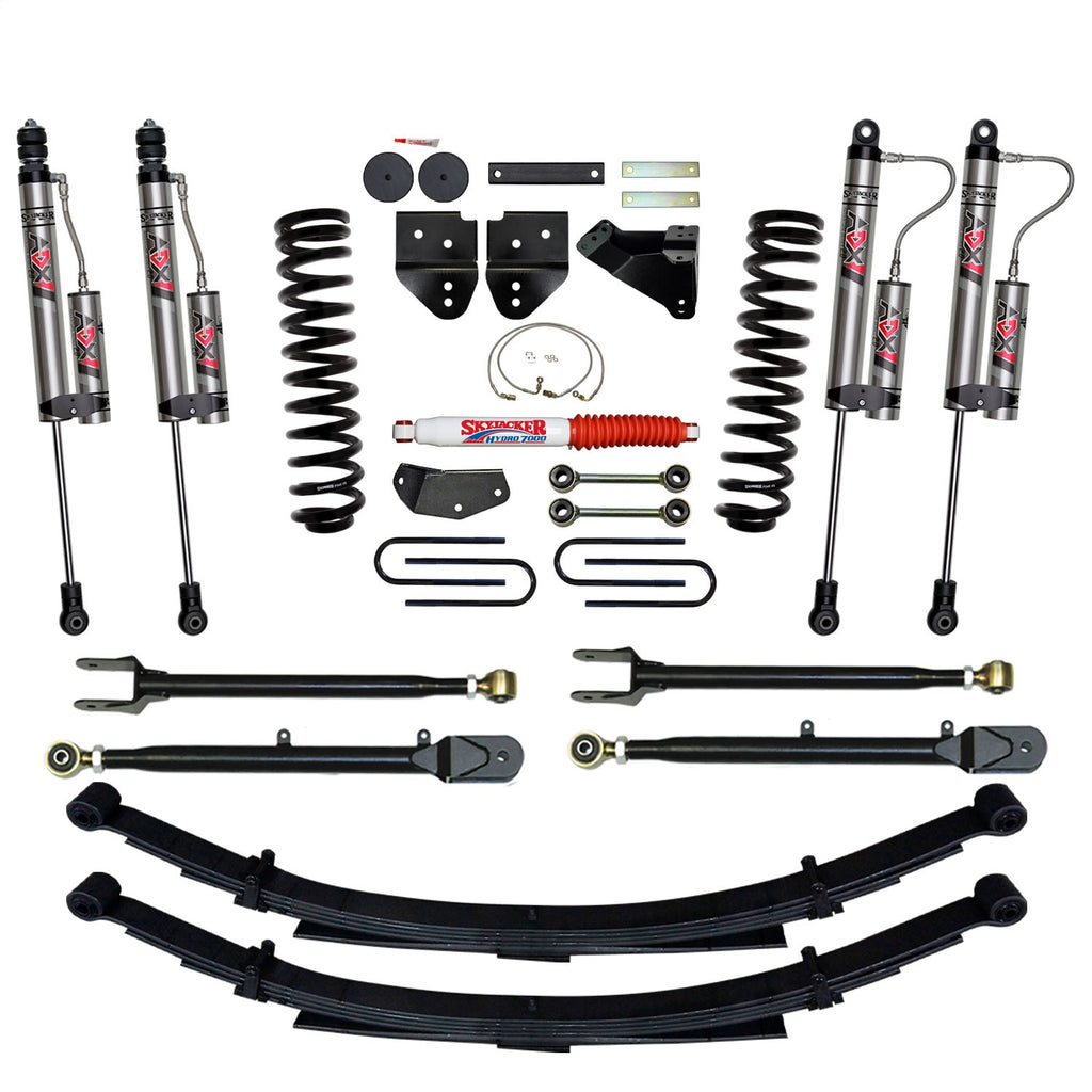 Skyjacker F84524KS-X 4 in. Suspension Lift System With ADX 2.0 Remote Reservoir Monotube Shocks. for Select Ford F-250 Super Duty