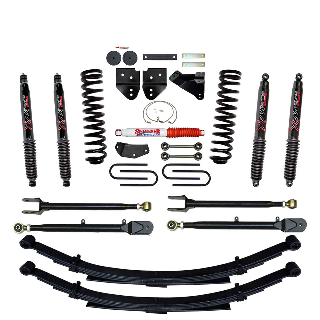 Skyjacker F84524KSH-B Suspension Lift Kit w/Shocks for Select Ford F-350 Super Duty