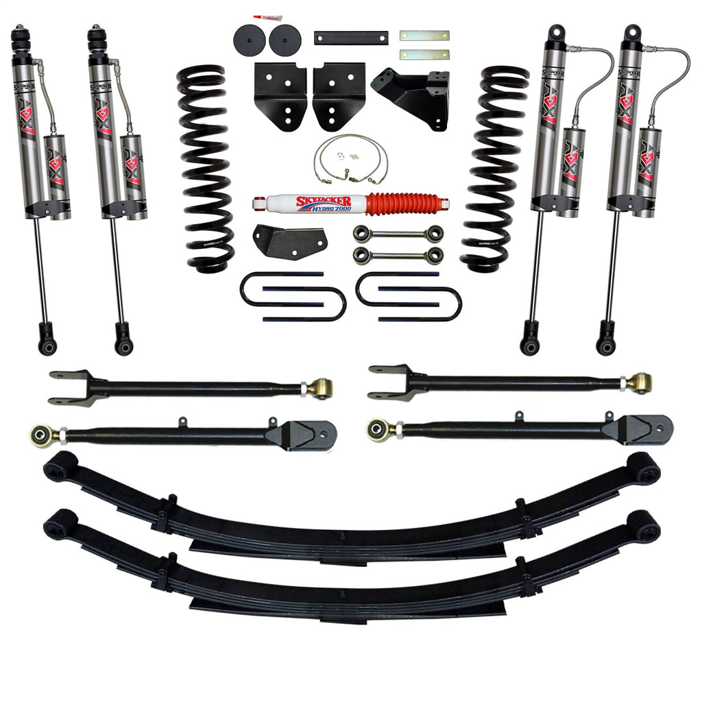 Skyjacker F84524KSH-X 4 in. Suspension Lift System With ADX 2.0 Remote Reservoir Monotube Shocks. for Select Ford F-350 Super Duty