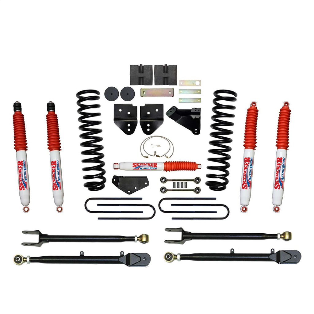 Skyjacker F86024KH-N 6IN. KT; 08-10F350HD; GAS; 4NITRO for Select Ford F-350 Super Duty