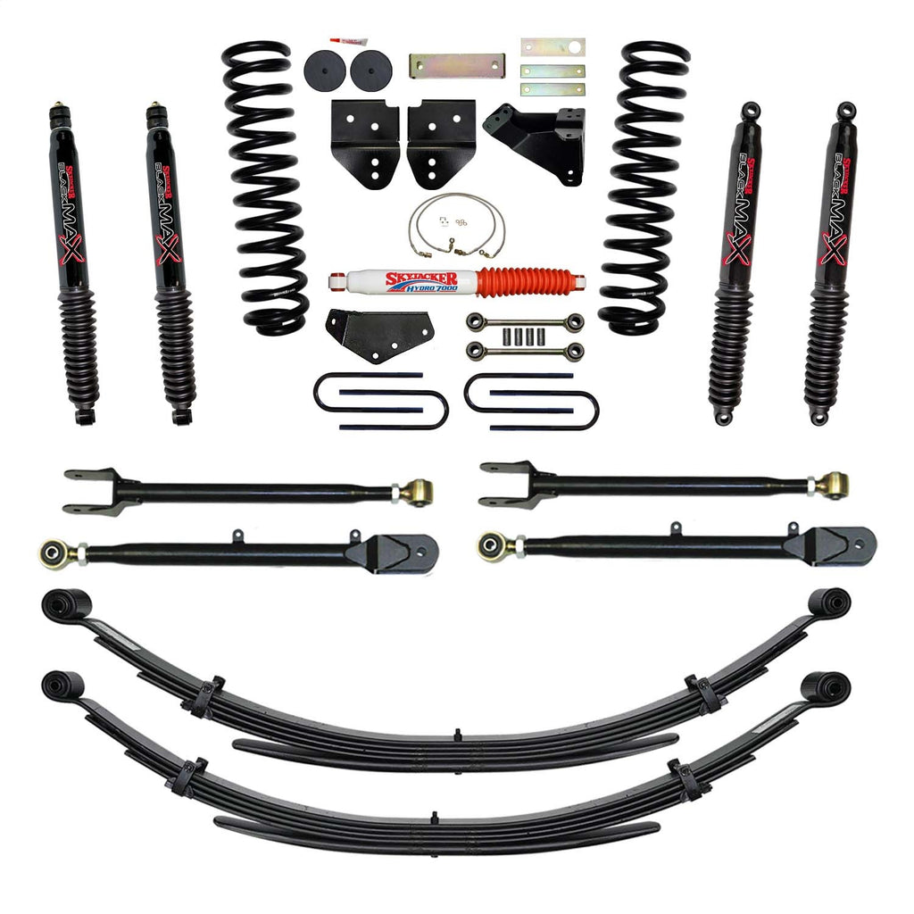 Skyjacker F86024KSH-B Suspension Lift Kit w/Shocks for Select Ford F-350 Super Duty