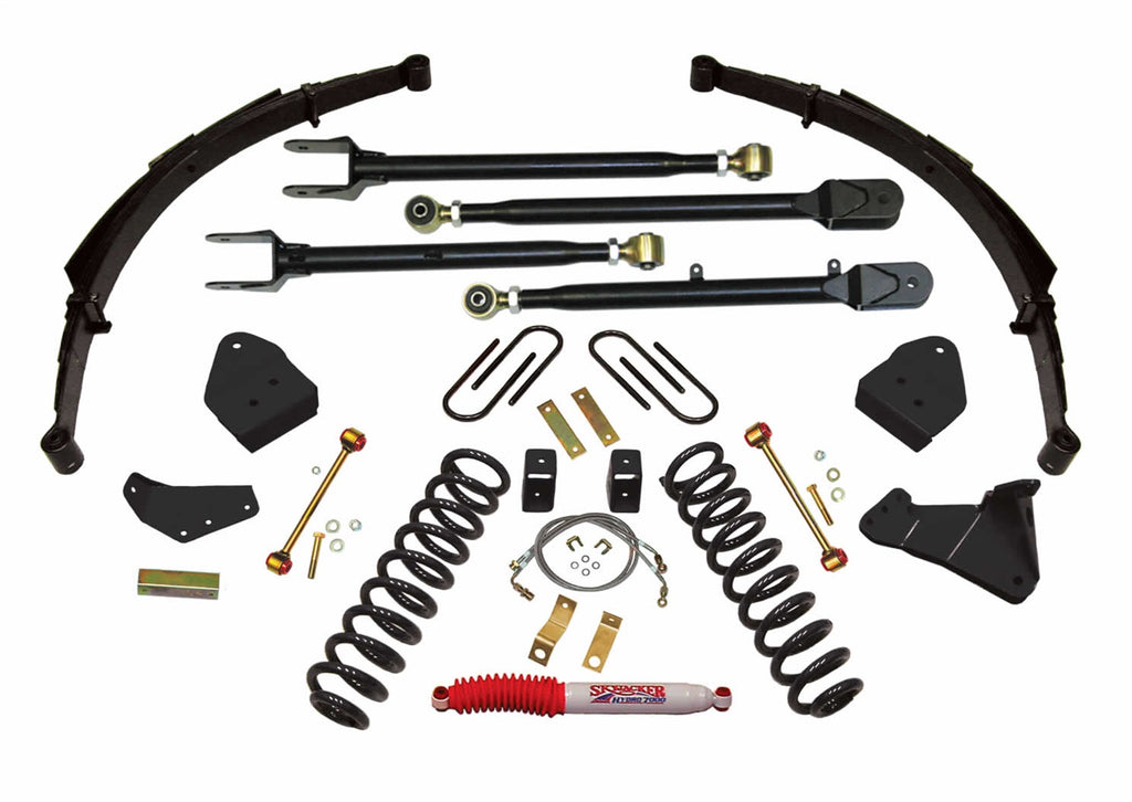 Skyjacker F86024KS 6IN. SYS; 08 F250 4WD/GAS W/LKS for Select Ford F-250 Super Duty