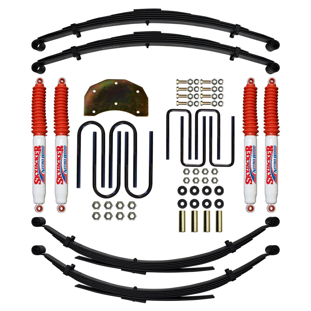 Skyjacker F860MKS-N 6IN. 86-96 F350 SYSTEM for Select Ford F-250 HD, Ford F-350