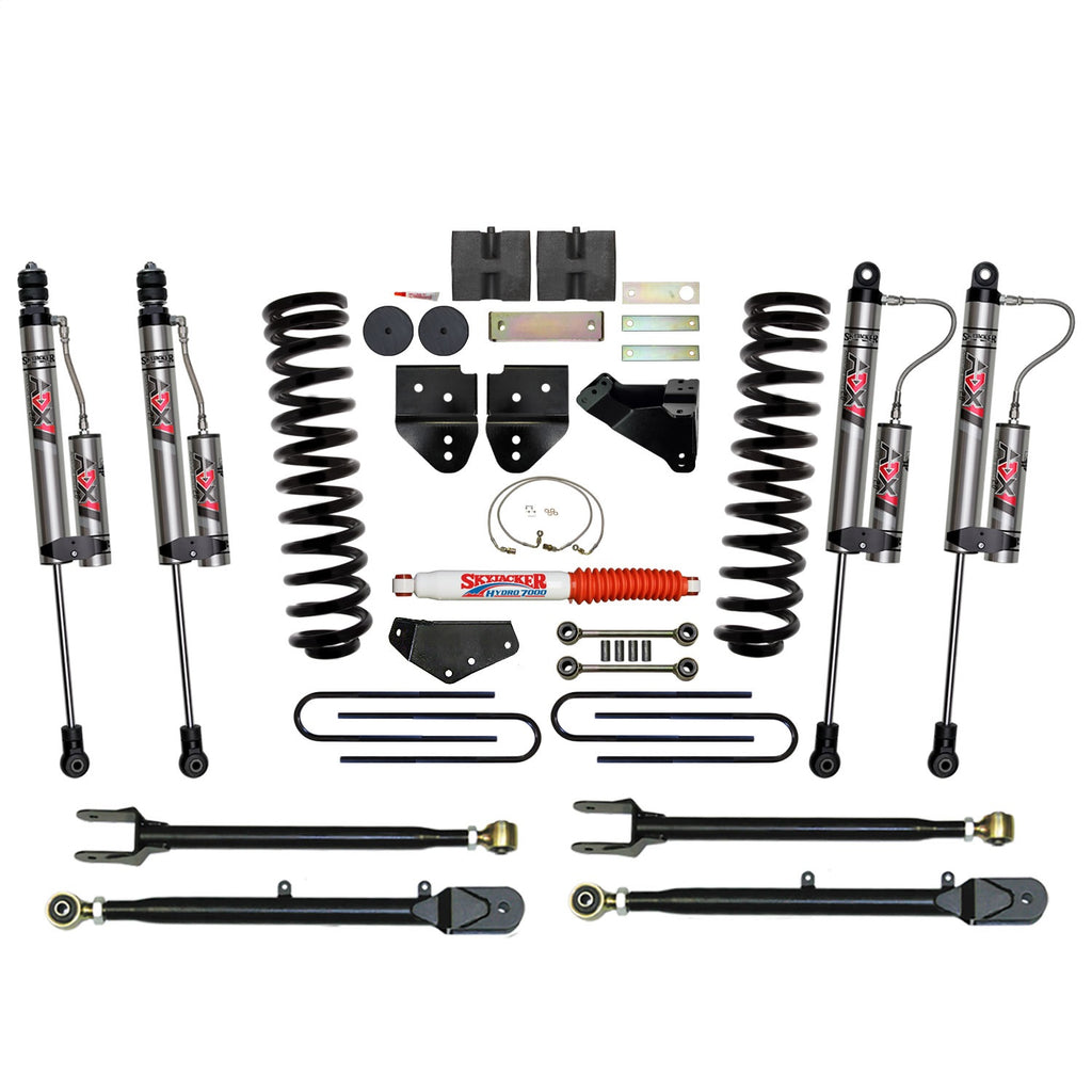 Skyjacker F86524K-X 6 in. Suspension Lift Kit With ADX 2.0 Remote Reservoir Monotube Shocks. for Select Ford F-250 Super Duty