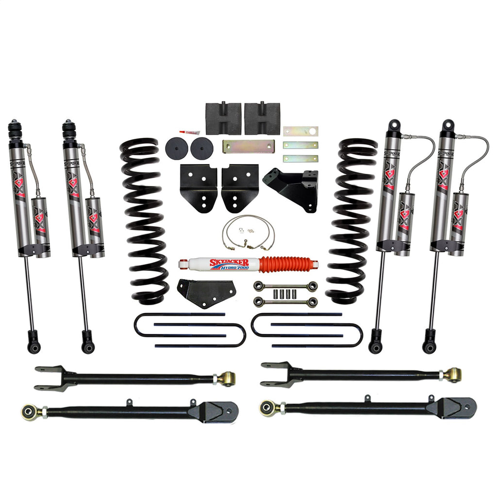 Skyjacker F86524KH-X 6 in. Suspension Lift Kit With ADX 2.0 Remote Reservoir Monotube Shocks. for Select Ford F-350 Super Duty