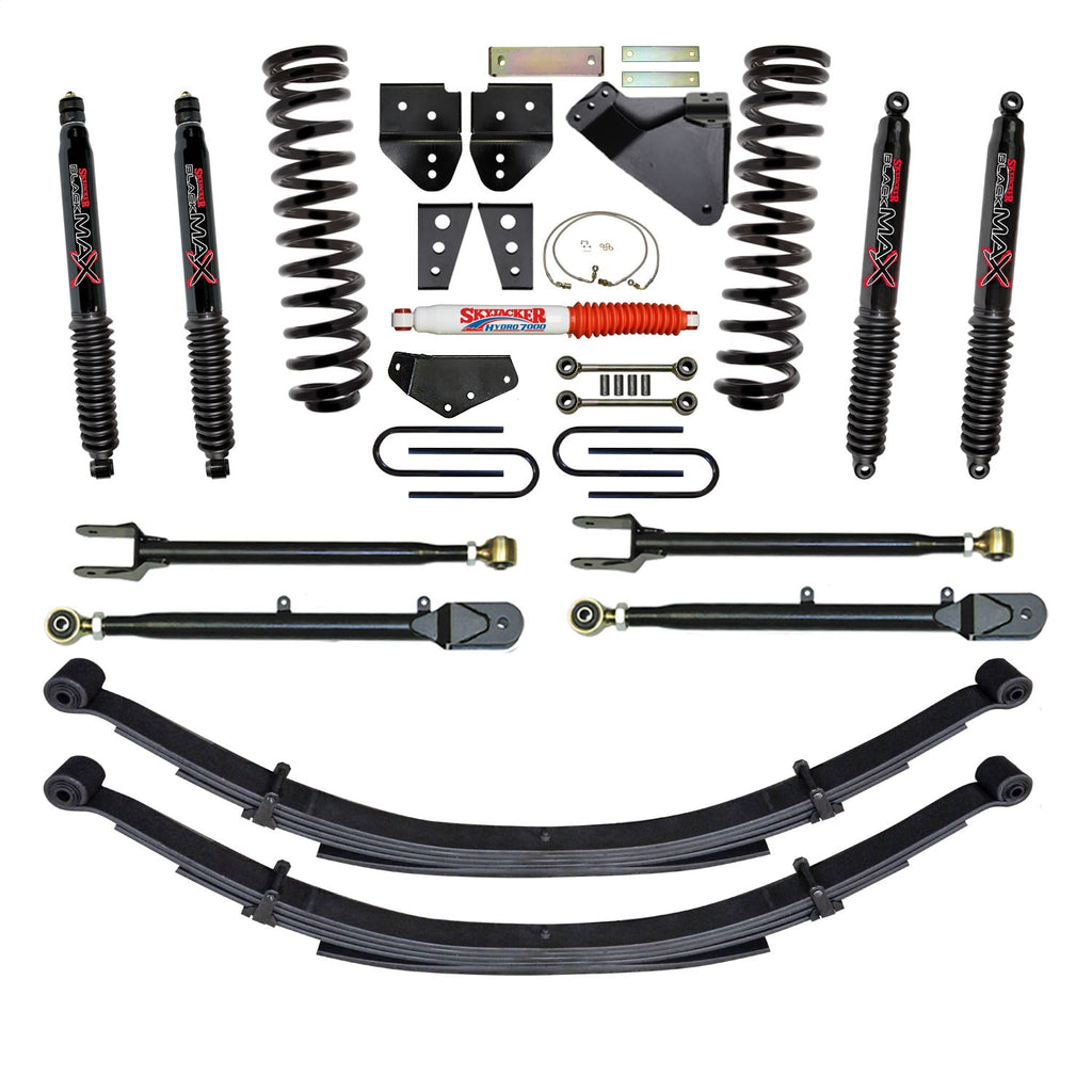 Skyjacker F8802KS-B Suspension Lift Kit w/Shocks for Select Ford F-250 Super Duty