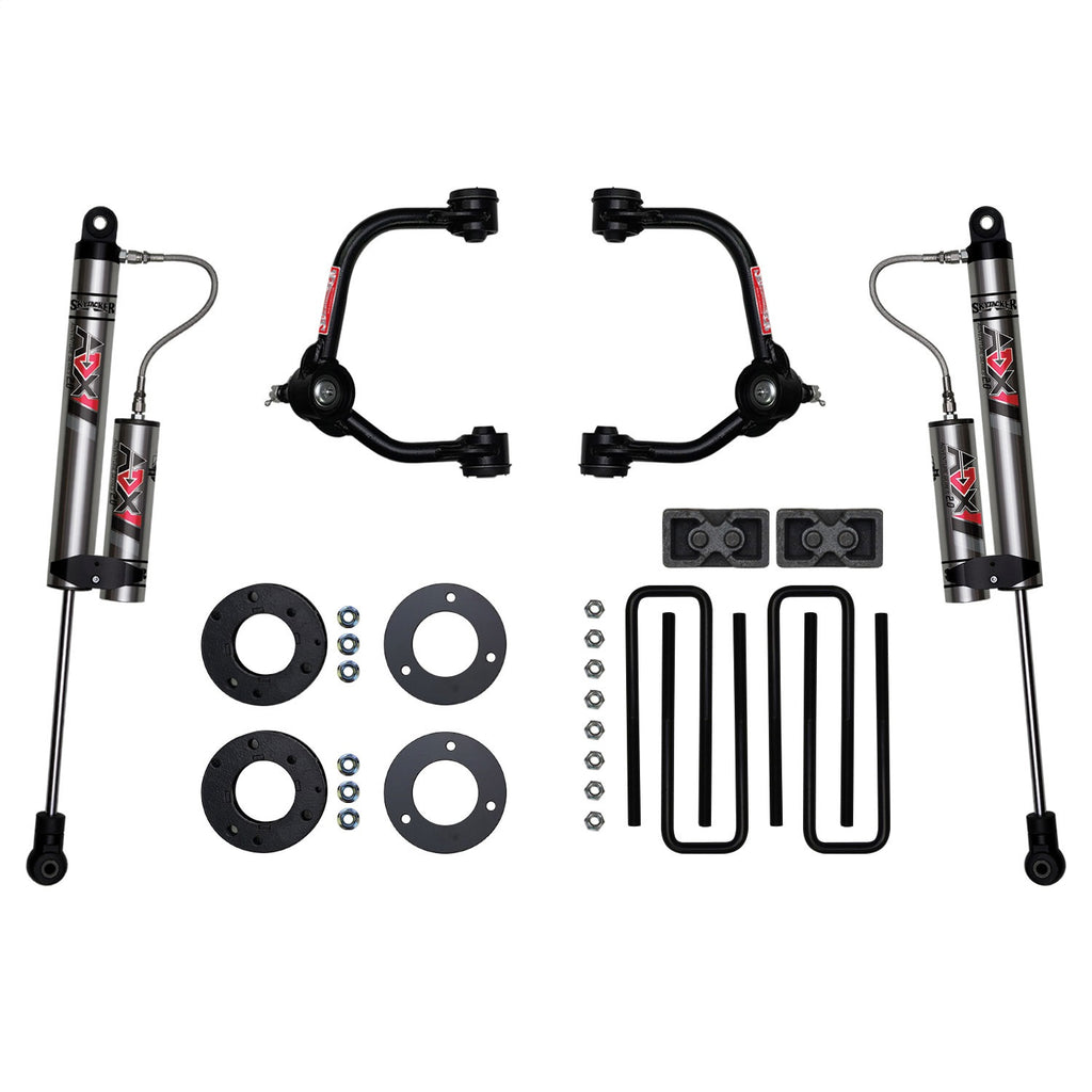 Skyjacker F930KX 3 in. Suspension Lift Kit With ADX 2.0 Remote Reservoir Shocks. for Select Ford F-150