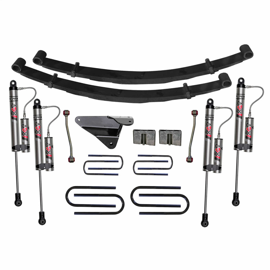Skyjacker F9403MK-X 4 in. Suspension Lift Kit With ADX 2.0 Remote Reservoir Monotube Shocks. for Select Ford F-250 Super Duty, Ford F-350 Super Duty