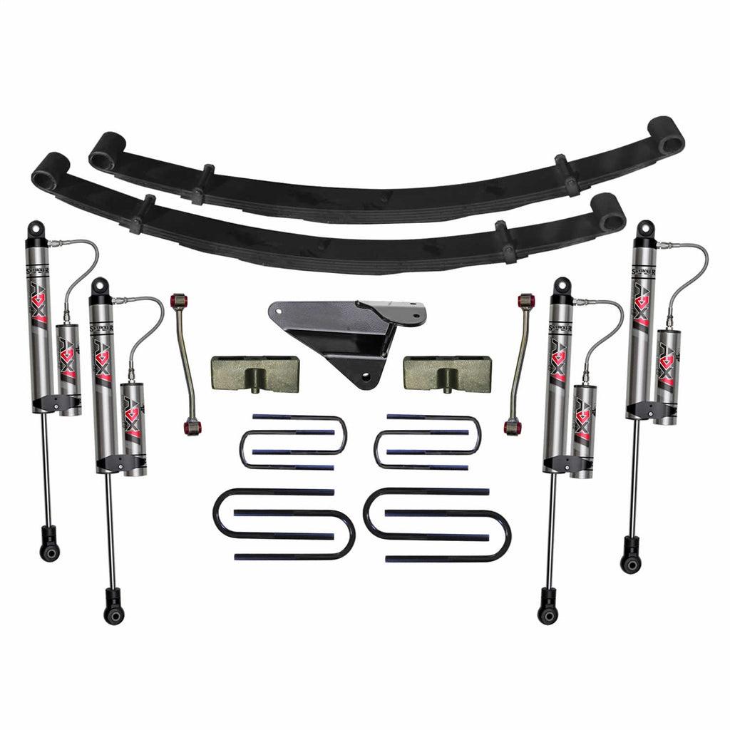 Skyjacker F940MK-X 4 in. Suspension Lift Kit With ADX 2.0 Remote Reservoir Monotube Shocks. for Select Ford F-250 Super Duty, Ford F-350 Super Duty