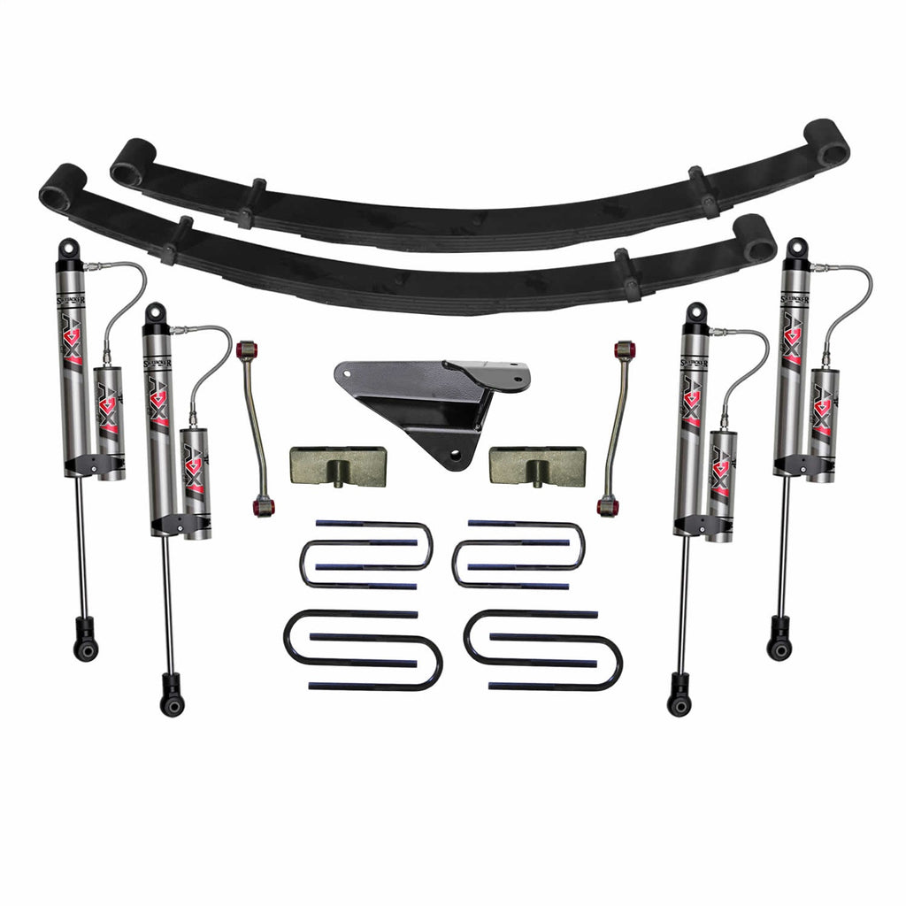 Skyjacker F945MK-X 4 in. Suspension Lift Kit With ADX 2.0 Remote Reservoir Monotube Shocks. for Select Ford F-250 Super Duty, Ford F-350 Super Duty