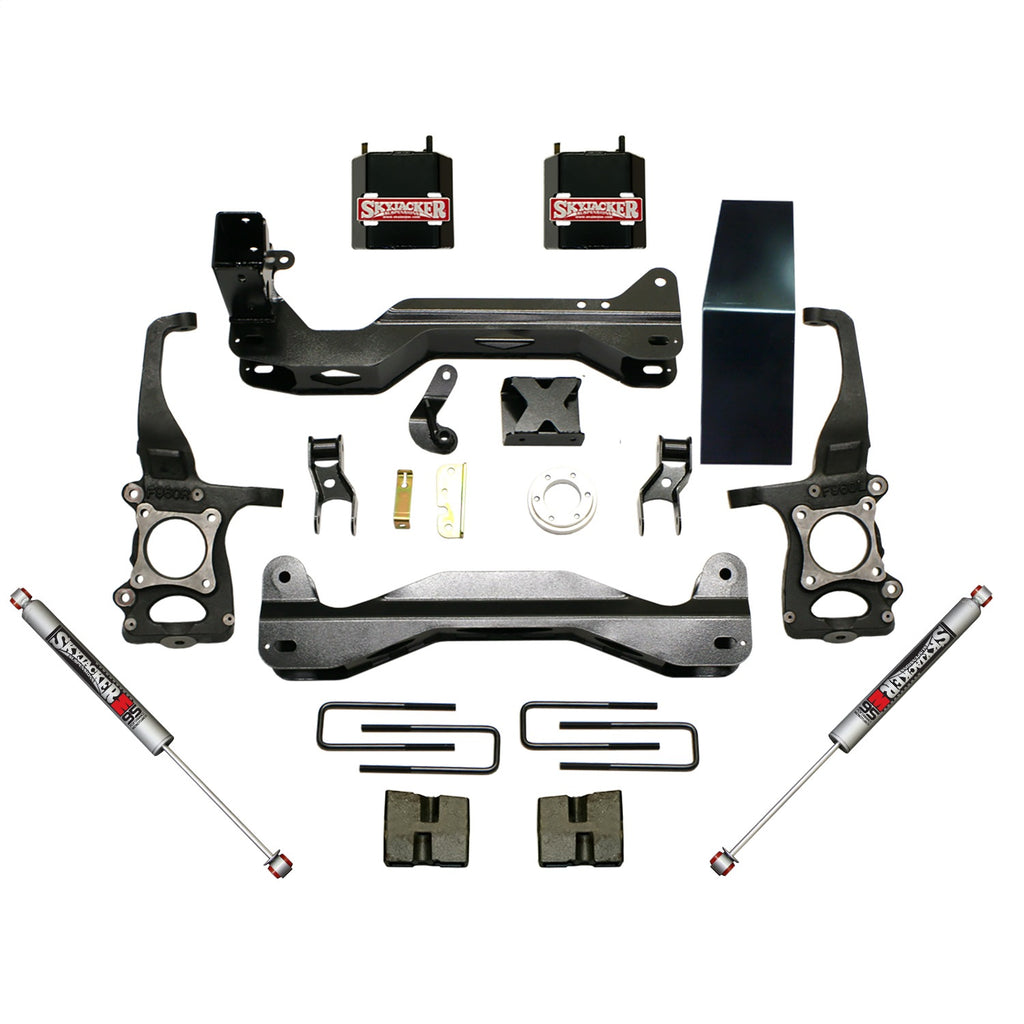 Skyjacker F960BKM Performance Strut Suspension Lift Kit w/Shock for Select Ford F-150