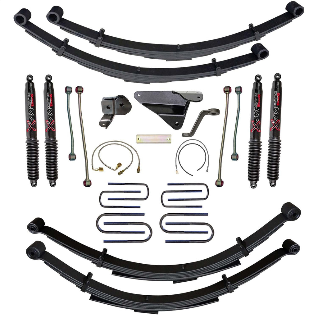 Skyjacker F9852MKS-AB Suspension Lift Kit w/Shocks for Select Ford Excursion, Ford F-250 Super Duty, Ford F-350 Super Duty