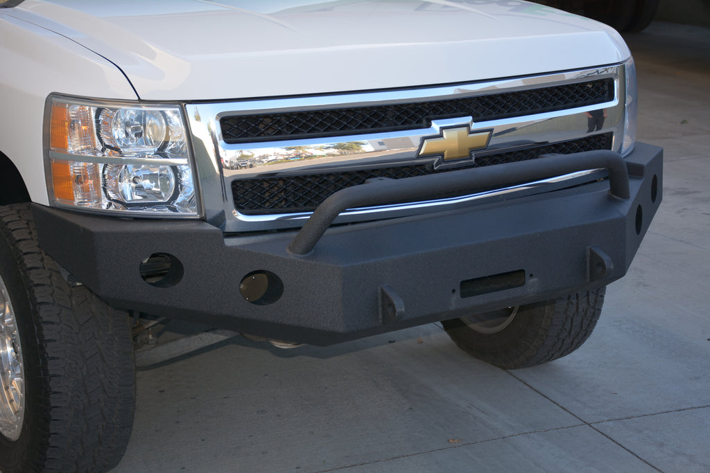 DV8 Offroad FBCS1-01 Truck Front Full Size Bumper for Select Chevrolet Silverado