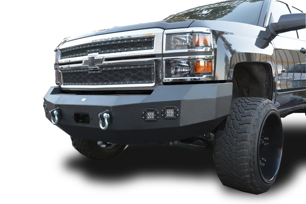 DV8 Offroad FBCS1-02 Truck Front Full Size Bumper for Select Chevrolet Silverado