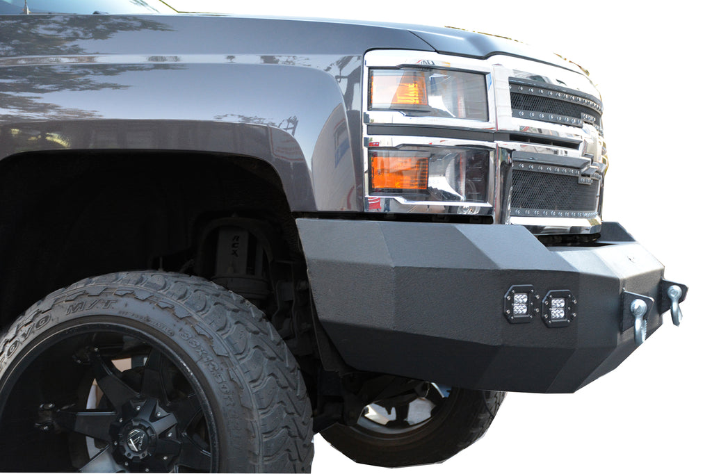 DV8 Offroad FBCS1-02 Truck Front Full Size Bumper for Select Chevrolet Silverado