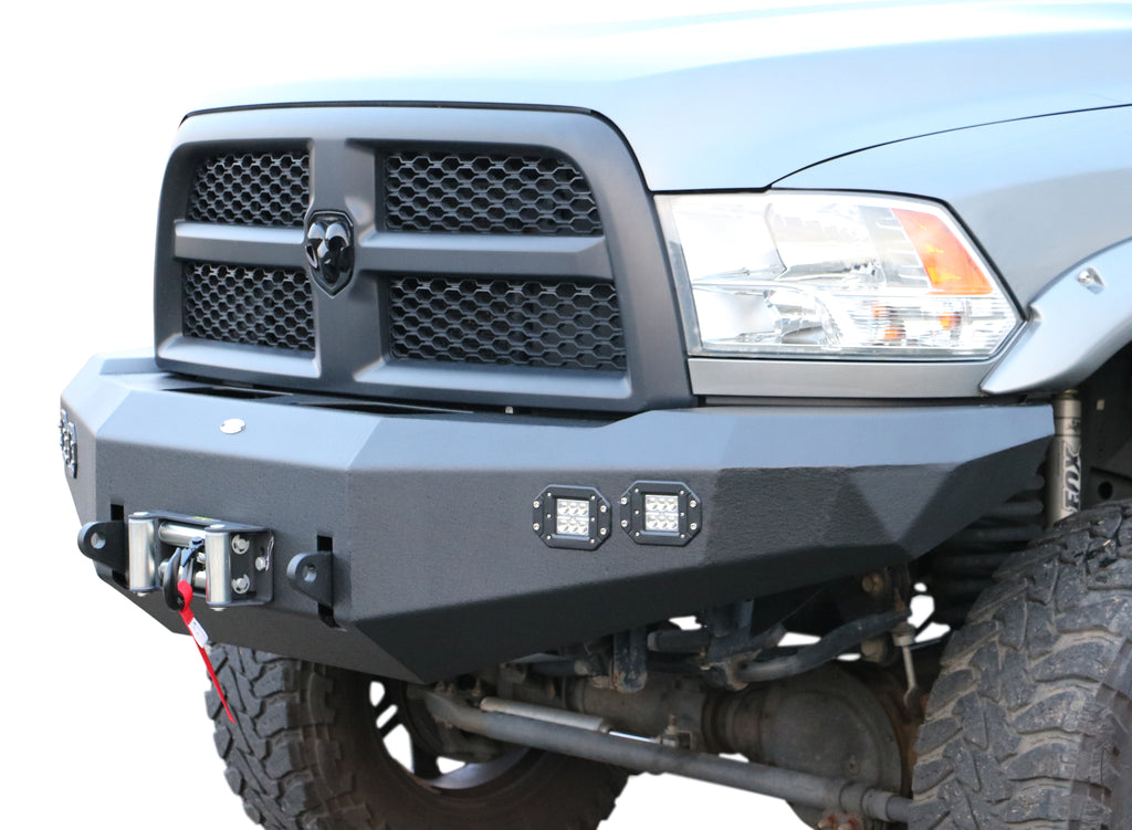 DV8 Offroad FBDR2-02 Truck Front Full Size Bumper for Select Dodge Ram 2500, Dodge Ram 3500, Ram 2500, Ram