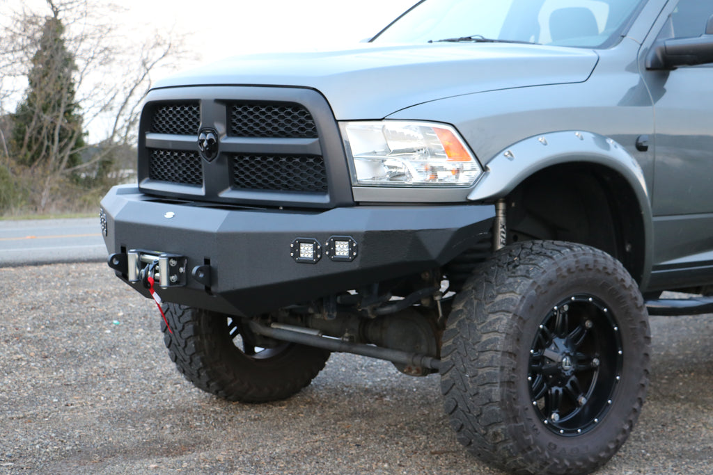 DV8 Offroad FBDR2-02 Truck Front Full Size Bumper for Select Dodge Ram 2500, Dodge Ram 3500, Ram 2500, Ram