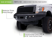 Load image into Gallery viewer, DV8 Offroad FBFF1-02 Truck Front Full Size Bumper for Select Ford F-150