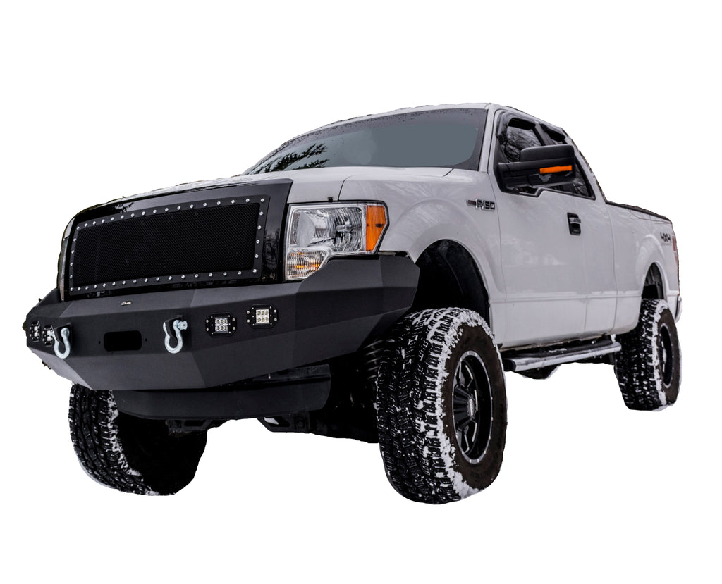 DV8 Offroad FBFF1-02 Truck Front Full Size Bumper for Select Ford F-150