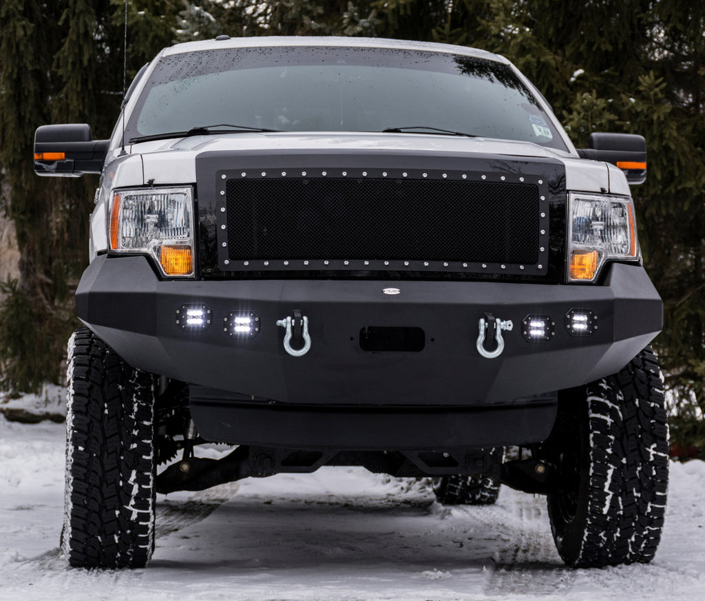 DV8 Offroad FBFF1-02 Truck Front Full Size Bumper for Select Ford F-150
