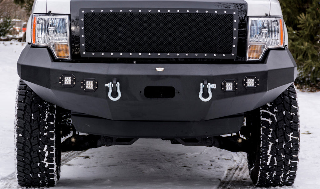 DV8 Offroad FBFF1-02 Truck Front Full Size Bumper for Select Ford F-150