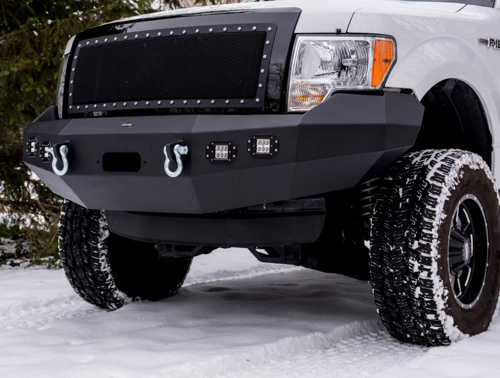 DV8 Offroad FBFF1-02 Truck Front Full Size Bumper for Select Ford F-150